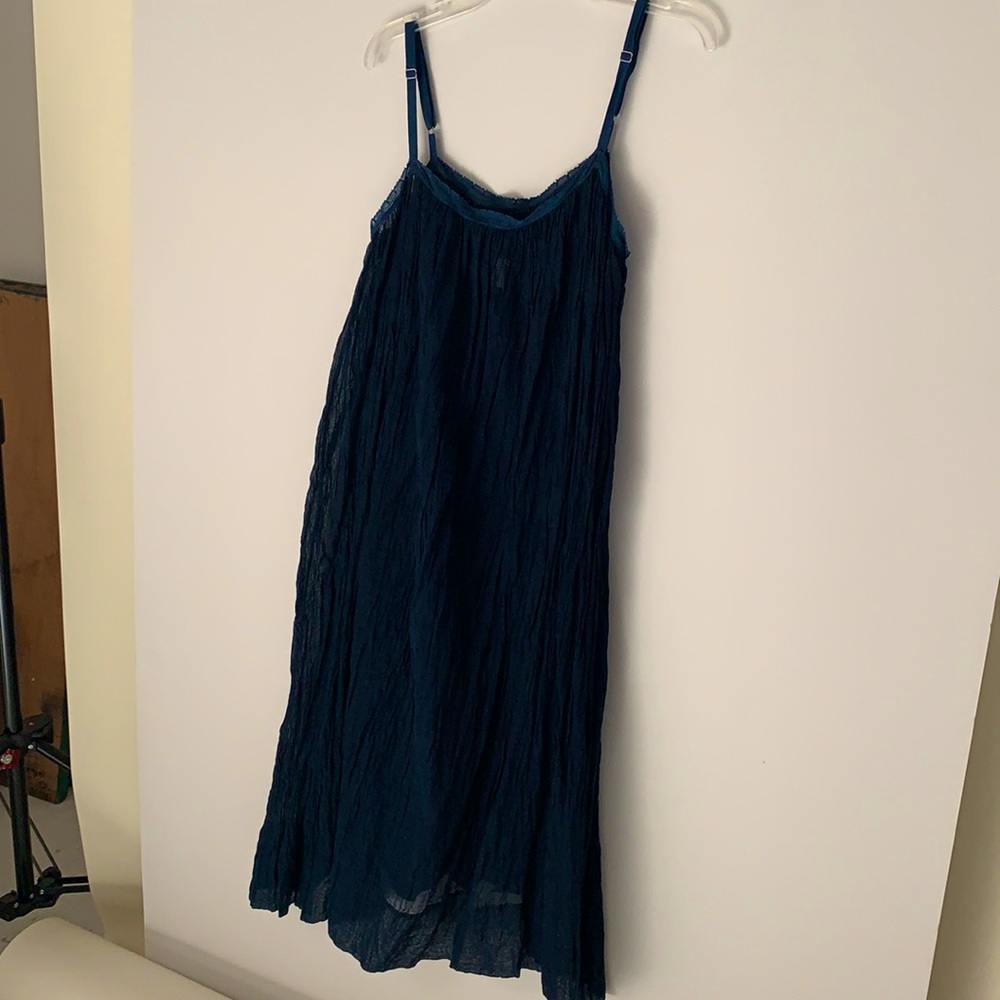 Dosa Indigo Dyed Sheer Dress!